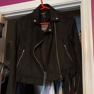 black suede jacket